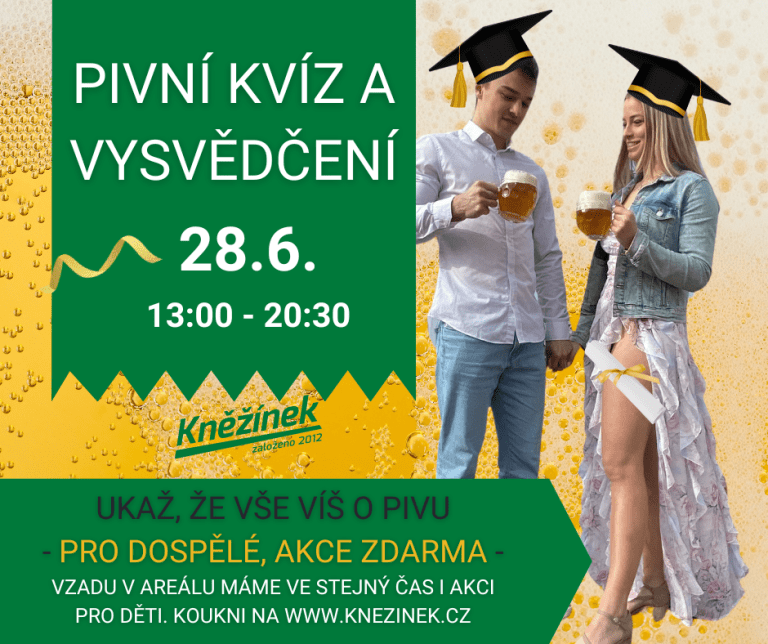Pivní kvíz a vysvědčení (pro dospělé)